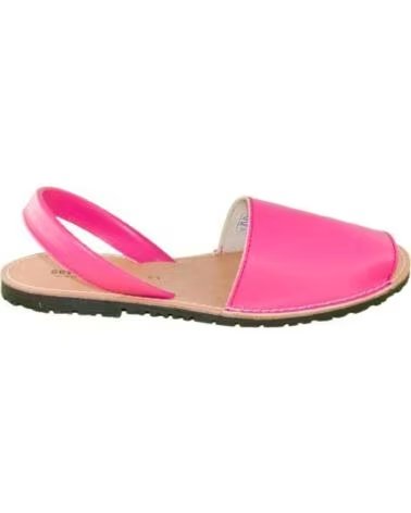 SEVILLAS MENORQUINA CLASICA PIEL 778 FUXIA