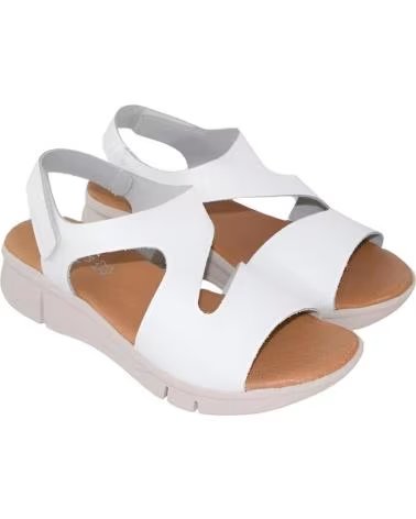 SEVILLAS SANDALIA CLASICA PIEL 384 BLANCO