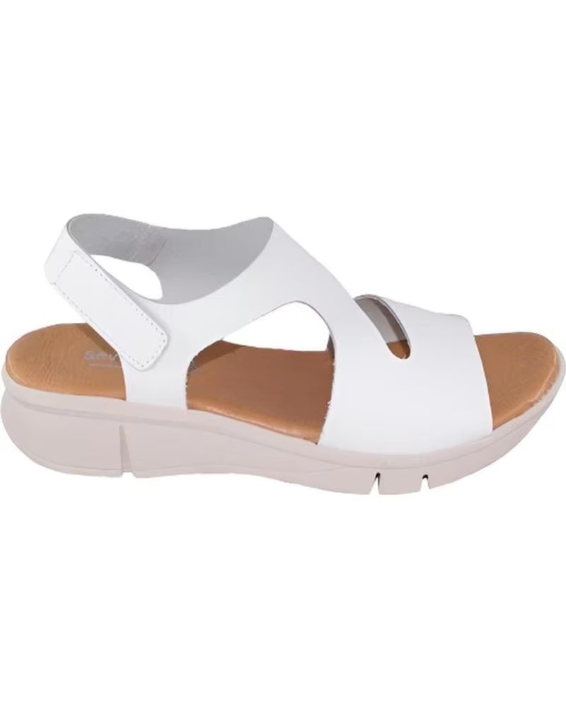 SEVILLAS SANDALIA CLASICA PIEL 384 BLANCO