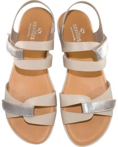 SEVILLAS SANDALIA PIEL 4821 BEIGE