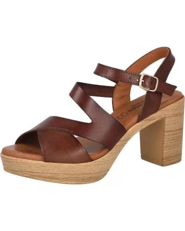 BUBBLE BOBBLE Sandalias De Tacon 070-879388 en marron para mujer MARRON