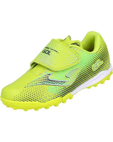 BOTAS DE FÚTBOL JOMA GOL-JR-2611 TURF PARA NIÑO AMARILLO