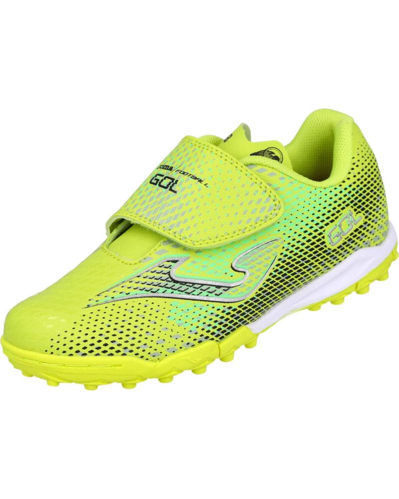 BOTAS DE FÚTBOL JOMA GOL-JR-2611 TURF PARA NIÑO AMARILLO