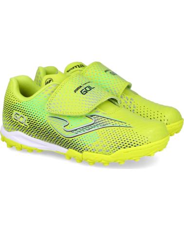 BOTAS DE FÚTBOL JOMA GOL-JR-2611 TURF PARA NIÑO AMARILLO