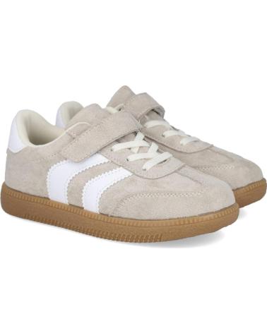 ZAPATILLAS CASUAL BUBBLE BOBBLE C1750 PARA NIÑOS - BEIGE BEIGE