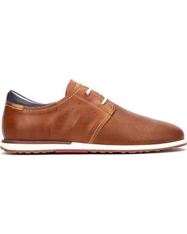 ZAPATOS PIKOLINOS SALER M8W-6429 DE CUERO PARA HOMBRE BRANDY