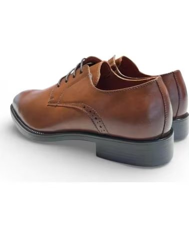 SAPATOS SOCIAIS MASCULINOS DE COURO TIMBOS MODELO 132475 MARROM MARRóN