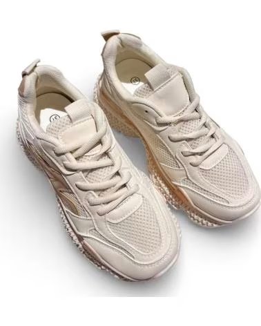TIMBOS WOMEN'S SNEAKERS MODEL 132444 BEIGE BEIGE