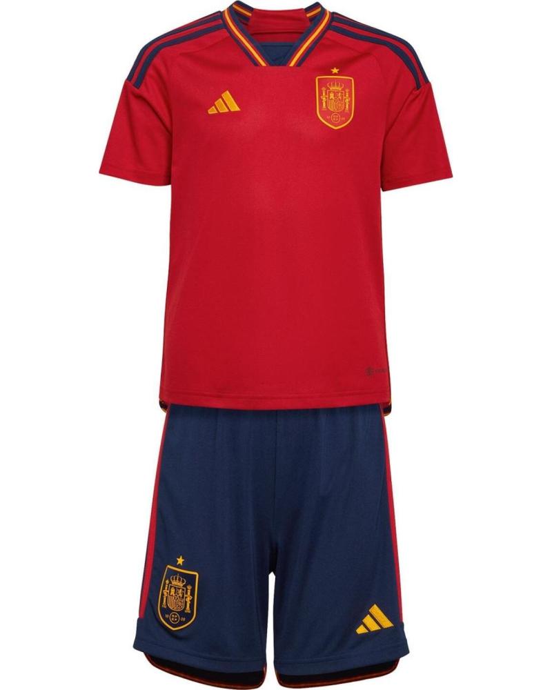 CONJUNTO DEPORTIVO ESPAÑA FÚTBOL ADIDAS ADHF1406 NIÑOS MULTICOLOR