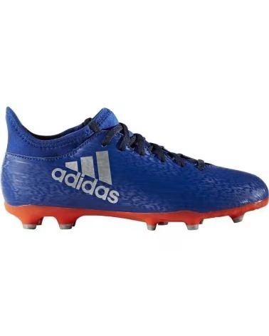 BOTTES ADIDAS X 16.3 FG JR BA8280 BLEU ÉLECTRIQUE MULTICOLORE MULTICOLOR