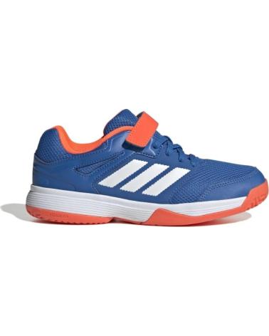 ADIDAS ZAPATILLAS ADIDAS SPEEDCOURT VELCRO NIÑOS AZUL NARANJA MULTICOLOR