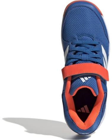 ADIDAS ZAPATILLAS ADIDAS SPEEDCOURT VELCRO NIÑOS AZUL NARANJA MULTICOLOR