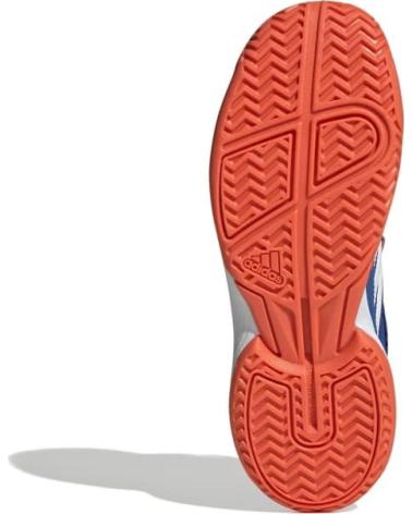 ADIDAS ZAPATILLAS ADIDAS SPEEDCOURT VELCRO NIÑOS AZUL NARANJA MULTICOLOR