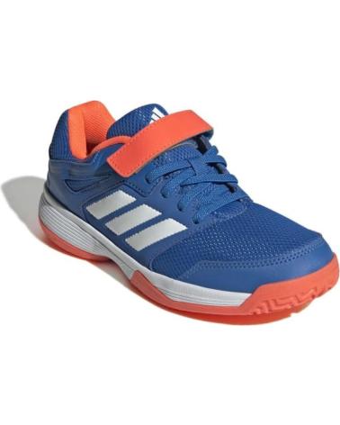 ADIDAS ZAPATILLAS ADIDAS SPEEDCOURT VELCRO NIÑOS AZUL NARANJA MULTICOLOR