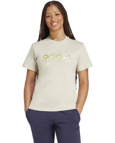 ADIDAS W TIRO METALLIC TEE CAMISETA DEPORTIVA MULTICOLOR