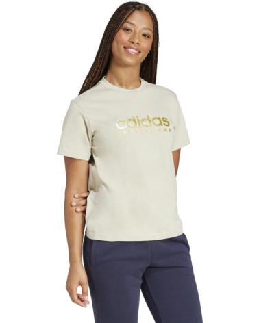 ADIDAS W TIRO METALLIC TEE CAMISETA DEPORTIVA MULTICOLOR