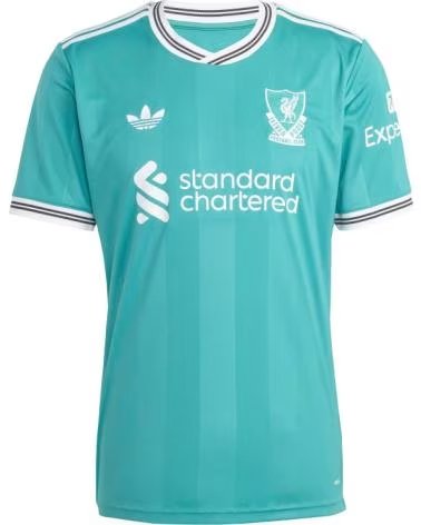 CAMISETA ADIDAS LIVERPOOL FC 3ª EQUIPACIÓN 25-26 TURQUESA MULTICOLOR