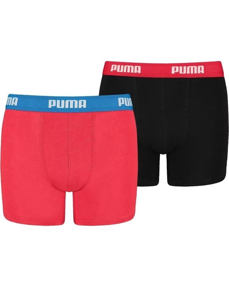 PACK 2 BÓXERS PUMA BASIC BOXER PARA NIÑOS MULTICOLOR