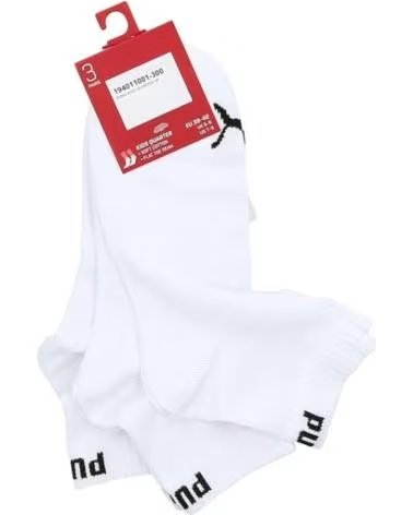 3 PAAR SPORTSOCKEN PUMA KIDS QUARTER MODELL 194011001 MULTICOLOR