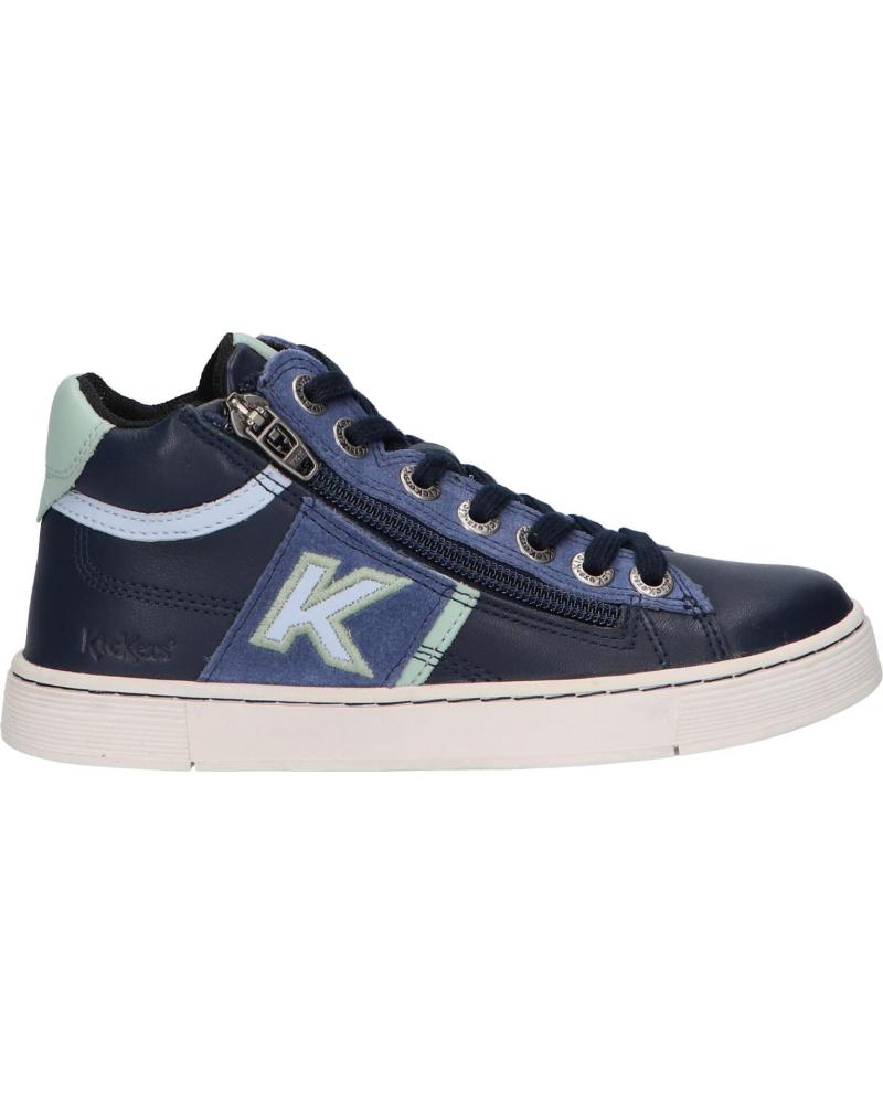 Botines de Niña y Niño KICKERS 464283-30 POOLOVER 103 MARINE