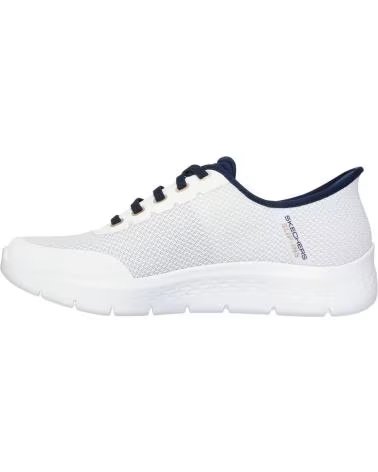 SKECHERS SLIP-INS GO WALK FLEX - NETRO TÊNIS CASUAL MASCULINO BRANCO BLANCO