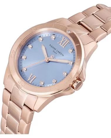 RELÓGIO PIERRE CARDIN CF 1009 MR 2 AZUL ROSA ROSA