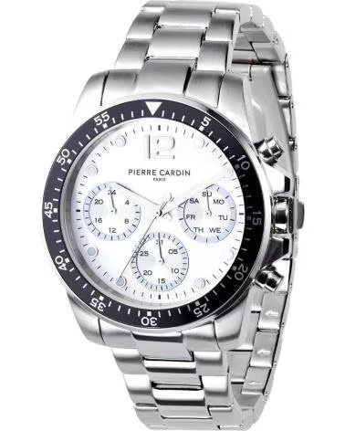 RELÓGIO PIERRE CARDIN CNI 0012 CRONÓGRAFO AÇO INOXIDÁVEL CINZA GRIS