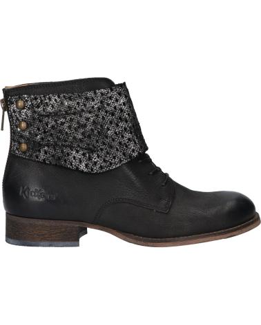 Botines de Mujer KICKERS 444361-50 PUNKYZIP 83 NOIR