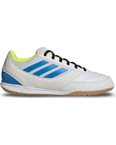 ADIDAS BOTAS DE FUTBOL SALA JP6986 EN BLANCO PARA NINOS UNISEX BLANCO-AZUL