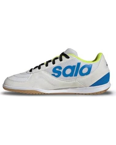 ADIDAS BOTAS DE FUTBOL SALA JP6986 EN BLANCO PARA NINOS UNISEX BLANCO-AZUL