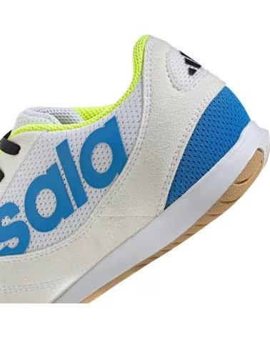 ADIDAS BOTAS DE FUTBOL SALA JP6986 EN BLANCO PARA NINOS UNISEX BLANCO-AZUL