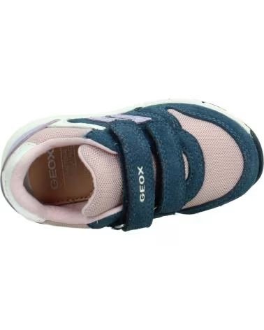 GEOX SNEAKER B ALBEN GIRL KLETTVERSCHLUSS BLAU MÄDCHEN C4BE8 C4BE8