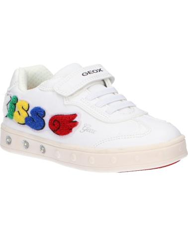 Deportivas de Niña GEOX J268WC 000BC J SKYLIN C0050 WHITE-RED