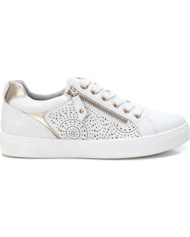 XTI DAMEN SNEAKER WEISS MIT SEITLICHEM REISSVERSCHLUSS UND PERFORIERTEN DETAILS REF: 1171582 BLANCO