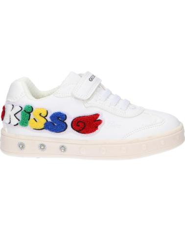 Sneaker für Mädchen GEOX J268WC 000BC J SKYLIN C0050 WHITE-RED