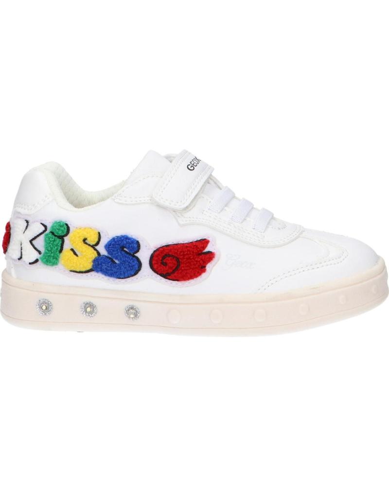 Deportivas de Niña GEOX J268WC 000BC J SKYLIN C0050 WHITE-RED