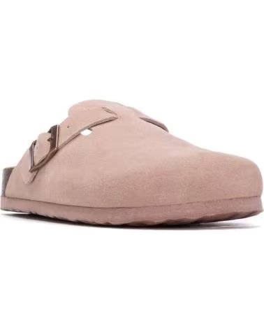 XTI SABOTS XTI EN CUIR ROSE AVEC BOUCLE RÉGLABLE NUDE