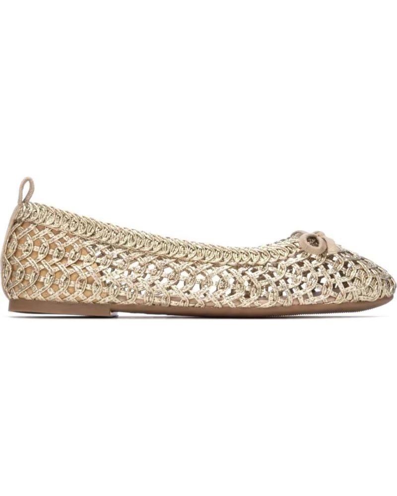 XTI XTI BALLET FLATS MODEL 145084 IN GOLD ORO