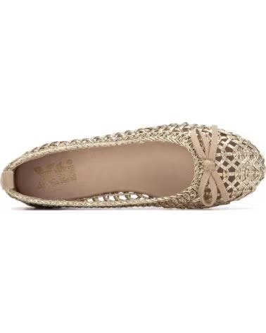 XTI XTI BALLET FLATS MODEL 145084 IN GOLD ORO