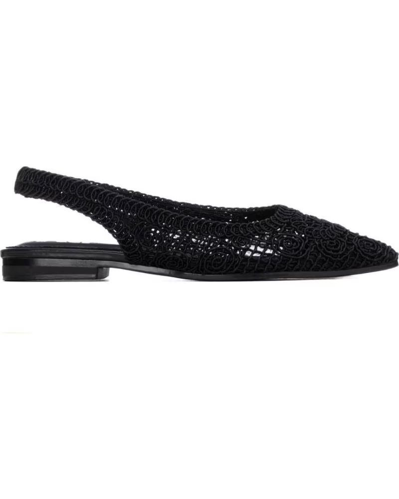 SCARPE SLINGBACK XTI CON FINITURA IN PIZZO NEGRO