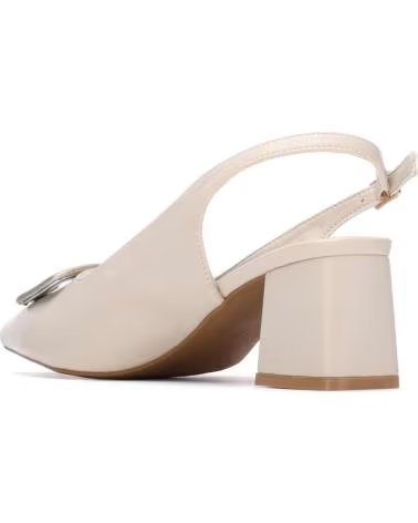 XTI SAPATOS DE SALTO XTI COM FIVELA DECORATIVA EM BEGE BEIGE