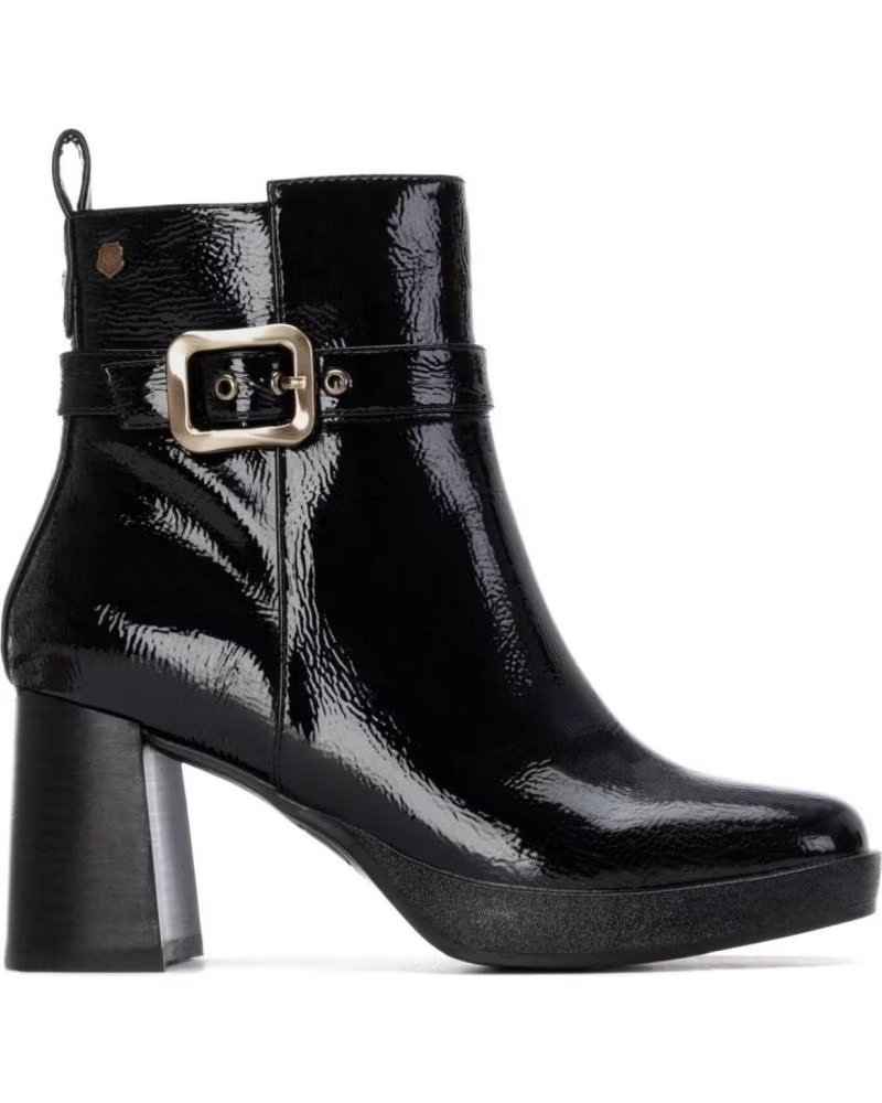 BOTINES DE TACÓN CARMELA 162533 CHAROL NEGRO ANTRACITA