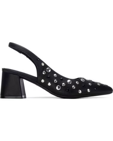 REFRESH ZAPATOS DE TACÓN REFRESH 175093 CON TACHUELAS NEGRAS NEGRO