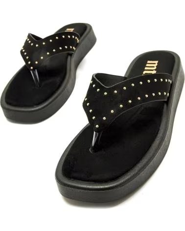 MTNG MTNG 56257 DAMEN SANDALEN SCHWARZ MIT NIETEN NEGRO