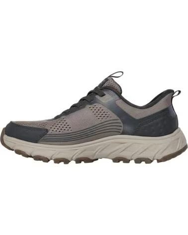 SKECHERS SCARPE SLIP INS HILLCREST 20 GRIGIO SCURO BROWN