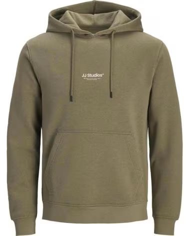 JACK AND JONES JACK & JONES VETIVER HOODIE FOR MEN VERDE