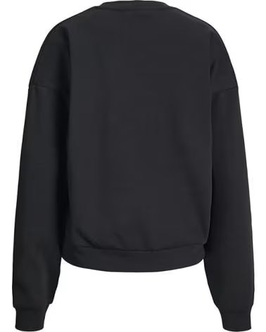 JACK AND JONES MOLETOM JACK JONES JXMIMI RLX PRINT PRETO NEGRO