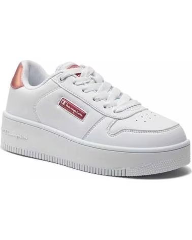 CHAMPION SCARPE CHAMPION REBOUND PLATFORM GLITZ LOW CUT BIANCHE DONNA BLANCO