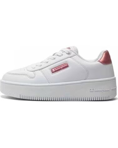 CHAMPION SCARPE CHAMPION REBOUND PLATFORM GLITZ LOW CUT BIANCHE DONNA BLANCO