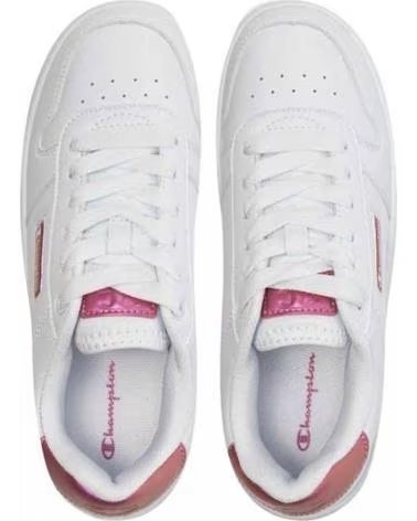 CHAMPION SCARPE CHAMPION REBOUND PLATFORM GLITZ LOW CUT BIANCHE DONNA BLANCO